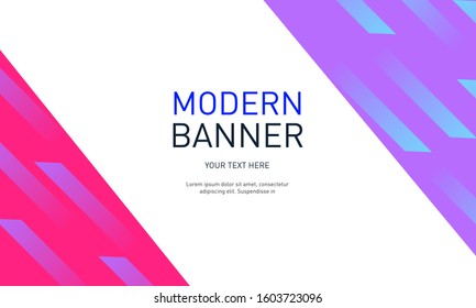 Modern background template with abstract shapes vector