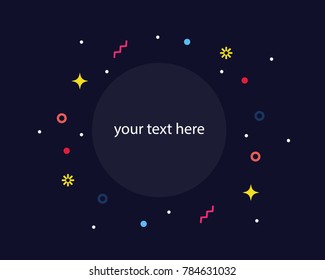 Modern background template for banner, ticket, card, invitation, poster 