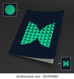 Moderne Hintergrundvorlage für Broschüre, Magazine oder Notebook.