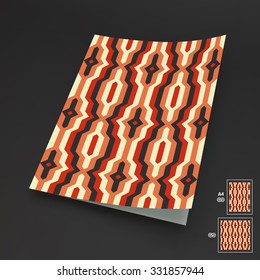 Modern Background Template for Brochure, Magazine or Notebook.