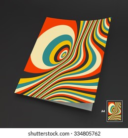 Modern Background Template for Brochure, Magazine or Notebook.