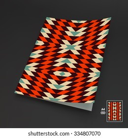 Modern Background Template for Brochure, Magazine or Notebook.