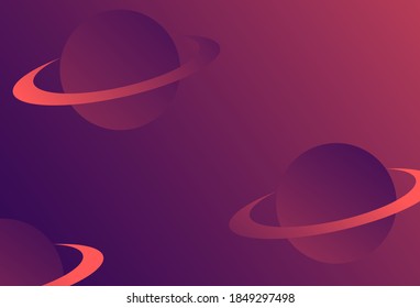 Modern background template with dark red and
light orange planet effect, abstract illustration, perfect design for your business