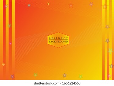 Modern background template decorative
 with lines and stars. vector eps 10