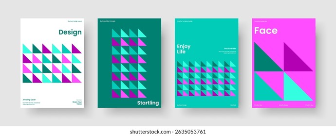 Modern Background Template. Geometric Book Cover Layout. Abstract Poster Design. Report. Brochure. Business Presentation. Flyer. Banner. Pamphlet. Portfolio. Catalog. Brand Identity. Handbill
