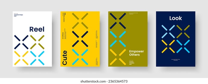 Moderne Hintergrundvorlage. Geometrisches Flyer-Design. Kreatives Bannerlayout. Poster. Geschäftsvorführung. Bericht. Broschüre. Buchcover. Katalog. Magazin. Packungsbeilage beachten. Handbrief. Notebook