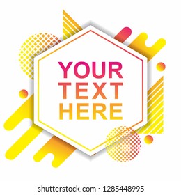 Modern background template with gradation color 