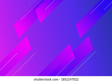 Modern background template with gradations of light pink and dark blue colors, line art effect, abstract illustrations, vectors, minimalism, perfect design for your business.