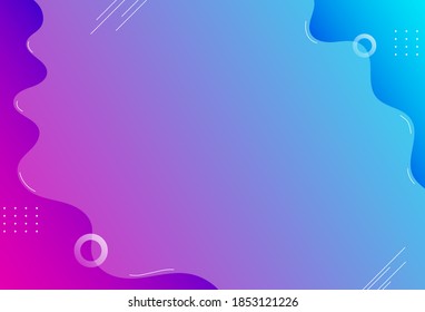 Modern background template with gradations of light purple and light blue colors, wave effect, abstract illustration, perfect design for your business