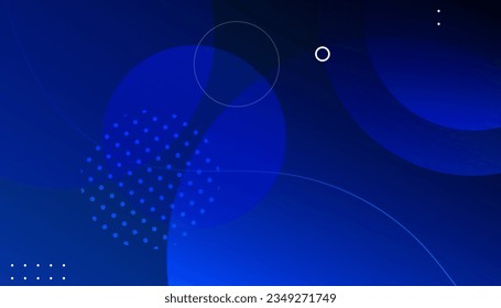 Modern background template with light blue and blue gradient, circle effect. Vector abstract modern graphic design for template, poster, wallpaper, flyer, banner
