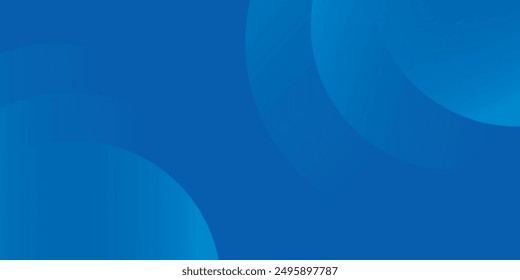 Plantilla de fondo moderna con degradado azul claro y azul, efecto de círculo, conveniente para el fondo, Fondo de pantalla, pantalla de inicio, tema