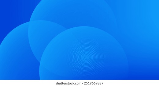 Modern background template with light blue and blue gradient, circle effect, suitable for background, wallpaper, home screen, theme