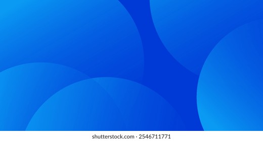 Modern background template with light blue and blue gradient, circle effect, suitable for background,