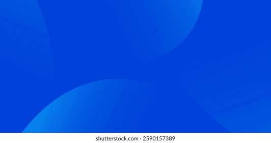 Modern background template with light blue and blue gradient, circle effect, suitable for background, wallpaper. Eps10