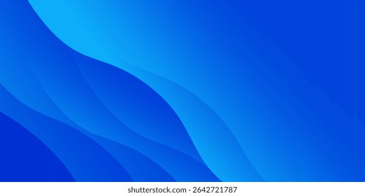 Modern background template with light blue and blue gradient, circle effect, suitable for background, wallpaper, home screen, theme. 