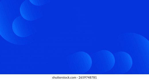 Plantilla de fondo moderna con degradado azul claro y azul, efecto circular, conveniente para el fondo, Fondo de pantalla, pantalla de inicio, tema. moderno