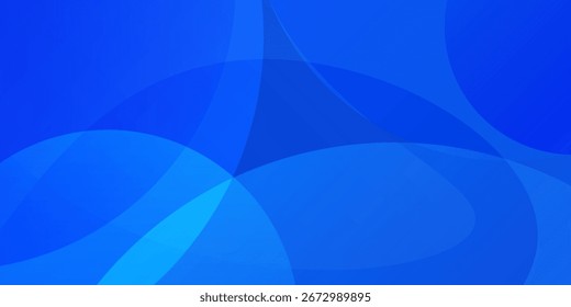 Plantilla de fondo moderna con degradado azul claro y azul, efecto circular, conveniente para el fondo, Fondo de pantalla, pantalla de inicio, tema. Ilustración vectorial eps 10