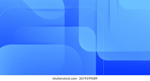 Plantilla de fondo moderna con degradado azul claro y azul, efecto circular, conveniente para el fondo, Fondo de pantalla, pantalla de inicio, tema Vector EPS 10