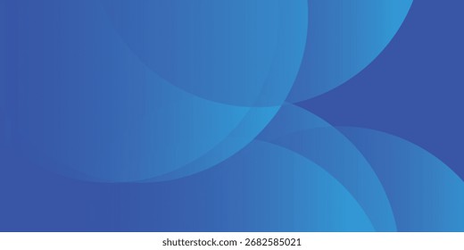 Plantilla de fondo moderna con degradado azul claro y azul, efecto circular, conveniente para el fondo, Fondo de pantalla, pantalla de inicio, tema. ilustración del patrón del Vector 