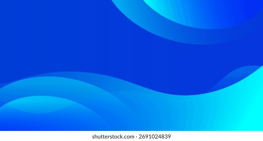 Modelo de fundo moderno com azul claro e gradiente azul, efeito círculo, adequado para o fundo, papel de parede, tela inicial, tema. eps vetor 10