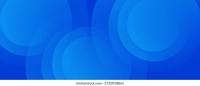 Plantilla de fondo moderna con degradado azul claro y azul, efecto de círculo, conveniente para el fondo, Fondo de pantalla, pantalla de inicio, tema