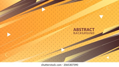 Modern background template with orange and black gradient, abstract illustration, line effect, perfect design for your business