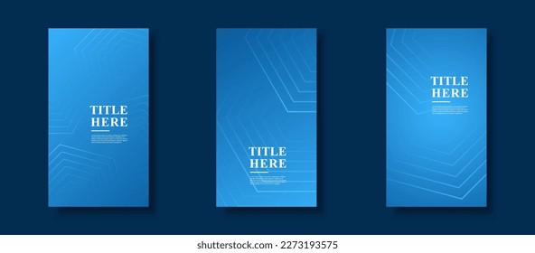 Modern background. template story, abstract frame, colorful, gradation, business, collection set eps 10