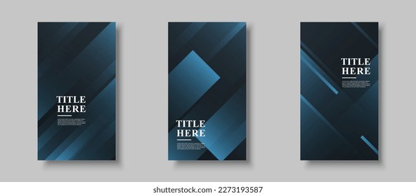 Modern background. template story, abstract frame, colorful, gradation, business, collection set eps 10
