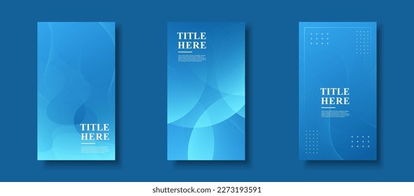 Modern background. template story, abstract frame, colorful, gradation, business, collection set eps 10