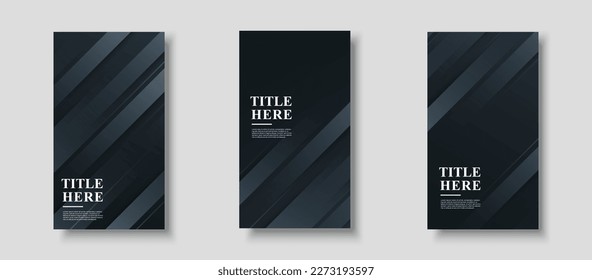 Modern background. template story, abstract frame, colorful, gradation, business, collection set eps 10