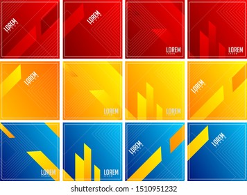 modern background template three colour