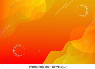 Modern background template with yellow and gradations
orange, wave, abstract illustration, vector, minimalism, perfect design for your business
