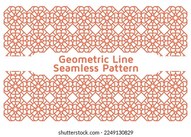 Modern background Texture in Geometric Line Ornamental Style