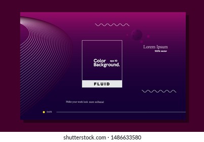 Modern background. Trendy gradient line composition eps10 -vector