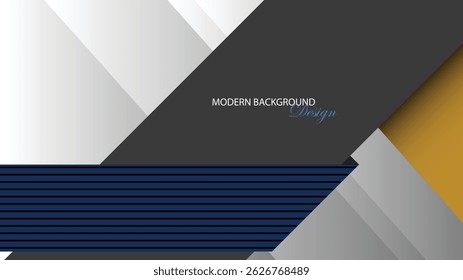 Modern background vector design. White and blue geometric background.