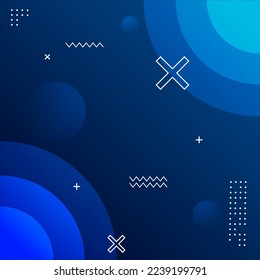 Modern Background vector illustration . blue and navy color 