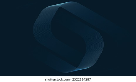 Vetor de fundo moderno. Fundo abstrato azul marinho. Fundo elegante e premium. Modelo para prêmio, plano de fundo, publicidade, modelo de apresentação, etc.
