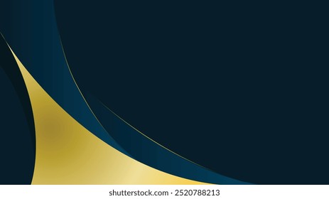 Modern background vector. Premium blue background. Contemporary background. Dark blue gradation and shape vector background.