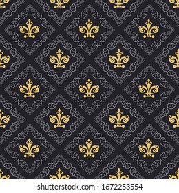 Modern Background Vector | Texture Pattern | Royal Style | Seamless Wallpaper For Interior Design