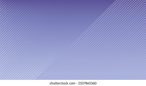 Modern background in Very Peri with a smooth transition of thin parallel lines in the style of Low poly. copy space. Vector illustration