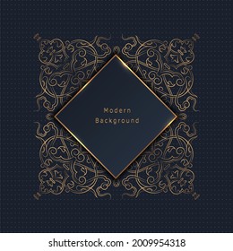 Moderner Vintage-Muster-Damast 