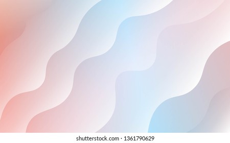 Modern Background With Wave Gradient Shape. For Your Design Wallpapers Presentation. Vector Illustration with Color Gradient