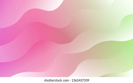 Modern Background With Wave Gradient Shape. For Your Design Wallpapers Presentation. Vector Illustration with Color Gradient