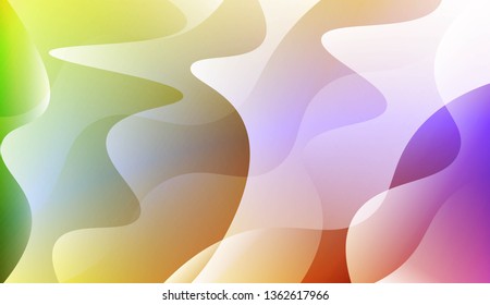 Modern Background With Wave Gradient Shape. For Your Design Wallpapers Presentation. Vector Illustration with Color Gradient