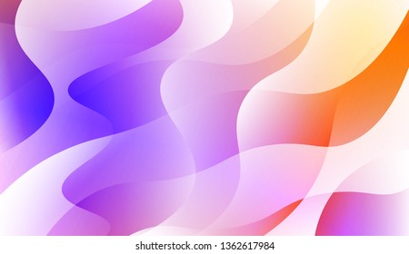 Modern Background With Wave Gradient Shape. For Your Design Wallpapers Presentation. Vector Illustration with Color Gradient