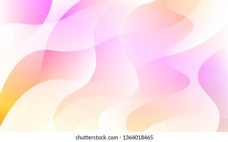 Modern Background With Wave Gradient Shape. For Your Design Wallpapers Presentation. Vector Illustration with Color Gradient
