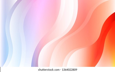 Modern Background With Wave Gradient Shape. For Your Design Wallpapers Presentation. Vector Illustration with Color Gradient