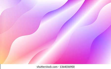 Modern Background With Wave Gradient Shape. For Your Design Wallpapers Presentation. Vector Illustration with Color Gradient