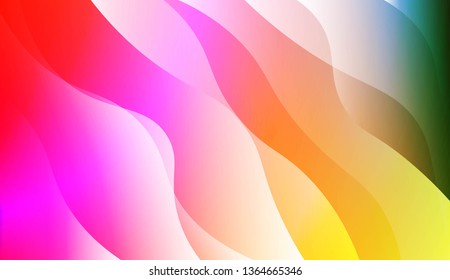 Modern Background With Wave Gradient Shape. For Your Design Wallpapers Presentation. Vector Illustration with Color Gradient