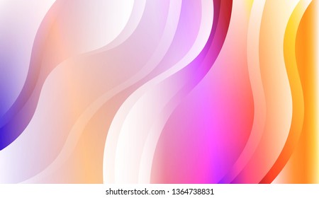 Modern Background With Wave Gradient Shape. For Your Design Wallpapers Presentation. Vector Illustration with Color Gradient